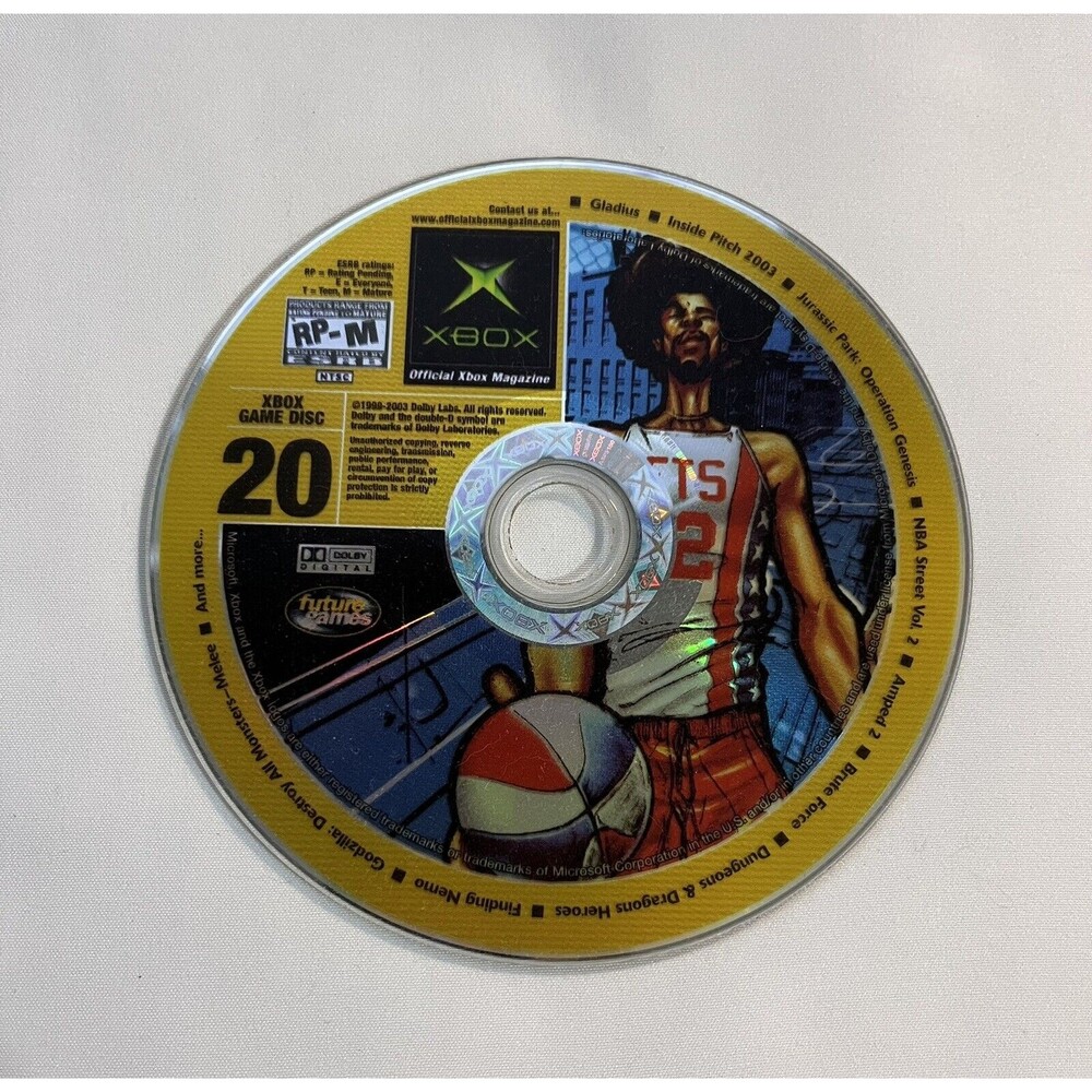 Xbox Magazine Demo Disc 20 Disc Only Tested